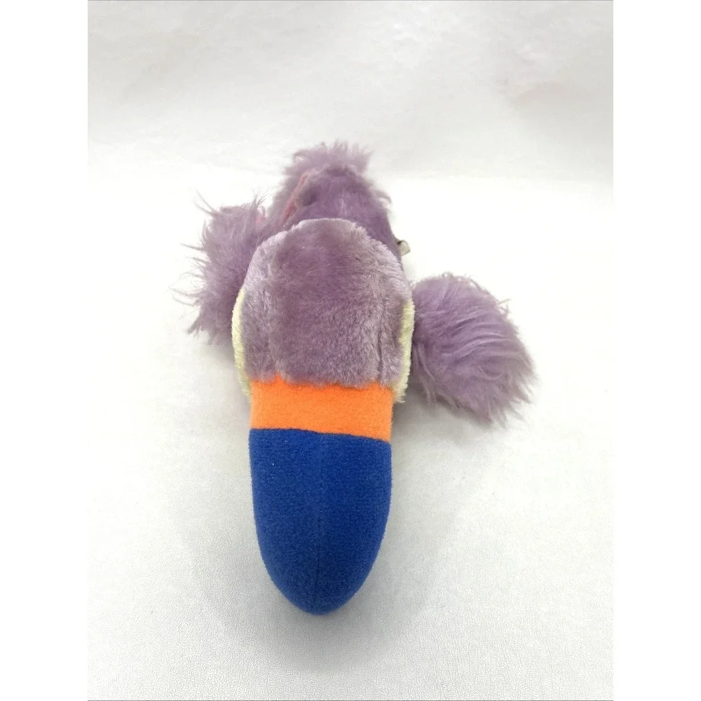 Dan Brechner‎ Purple Toucan Parrot Bird Plush Vintage 8